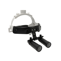 Loupe binoculaire dentaire 6X à fixation sur casque, microscope dentaire, loupe Kepler à fixation sur tête