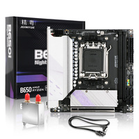 AM5 B650i Night Devil SATA Motherboard DDR4 ITX terintegrasi mendukung AMD untuk Ryzen 7000/8000/9000 Series CPU DDR5 RAM Server baru