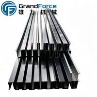 Machine de profilage d'acier pour profilés de type chapeau, ligne de production de pliage à froid pour structures de montage solaire, poutre profilée type chapeau, direct usine