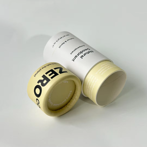 Mini baume à lèvres écologique de 5g, tube push-up, conteneur de déodorant en carton kraft robuste, emballage en papier recyclable résistant à l'huile - Product Image 4
