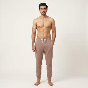 Unisex Casual Breathable Sponge Fleece <b>Jogger</b> Sweatpants 100% Polyester <b>Slim</b> Fit Custom Logo - Product Image 1