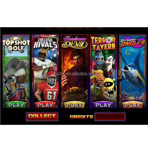 QIQU, el más nuevo lanzamiento, juego de habilidad HET Fusion 5, juego múltiple 5 en 1, gabinete de enlace Vertical, tablero de juego de habilidad, Kits de placa base PCB - Product Image 4