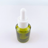 18/410 20/410 compte-gouttes à bouchon à vis anti-déversement en aluminium or argent avec pipette en verre pour bouteilles d'emballage cosmétique