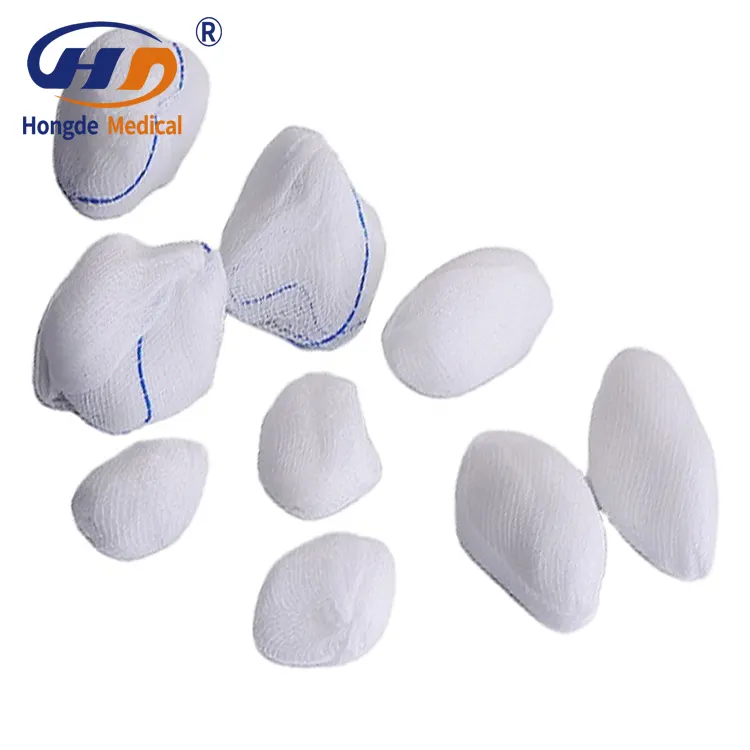 Gauze ball disposable sterile absorbent surgical medical gauze ball