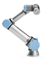 Bras robotique collaboratif vertical en aluminium à 6 axes UR16e, charge utile de 16 g, portée de 900 mm, pour l'entretien de machines CNC, le soudage et la palettisation