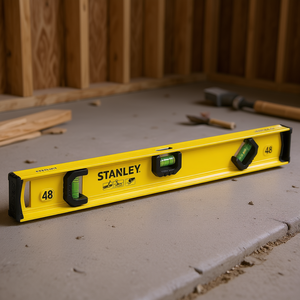 Nivel de Aluminio Stanley de 48 Pulgadas con Perfil en I y Tres Viales para Fontanería y Construcción - Product Image 3