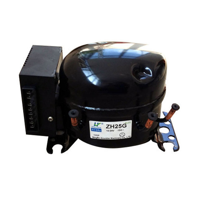 ハーミックモーターコンプレッサー、138W 12VソーラーR134a DC冷蔵庫