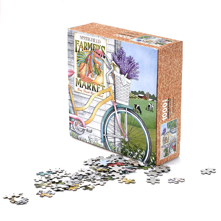 Оптовая продажа детей дошкольного Головоломки развивающие мультфильм головоломки Пользовательские печати