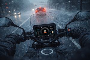 <span class=keywords><strong>GPS</strong></span> moto 7 pouces, navigation sans fil, CarPlay, Android Auto, étanche IP67, TPMS, télécommande BT, fixation antivol à dégagement rapide - Product Image 1