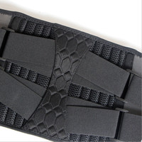 Ceinture de soutien lombaire professionnelle pour le sport, attelle dorsale avec bandes en aluminium courbées pour la sciatique, la scoliose et la hernie discale