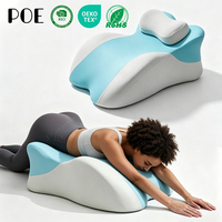 Oreiller ergonomique en mousse à mémoire de forme haute densité pour adultes, coussin triangulaire pour couples, oreiller de sexe, pour l'allaitement et l'hôtellerie