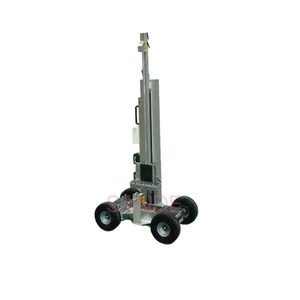 Chariots d'installation en aluminium à quatre roues SANDE, plateforme élévatrice électrique en aluminium, chariot de transport de panneaux pour granit et marbre - Product Image 1