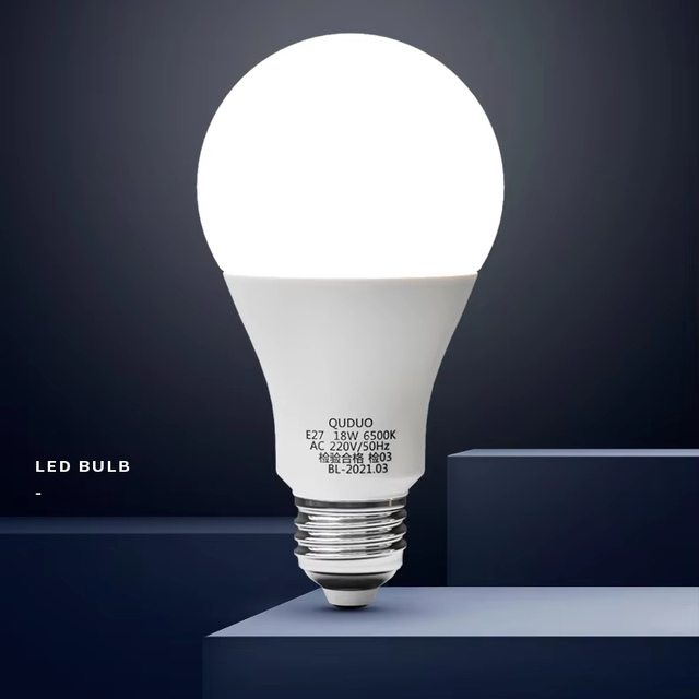 Home LED Light Bulb Energy-saving Lamp E27 Screw Cap Super Bright 3W 5W 9W 12W 15W 18W Custom Large Light Bulb