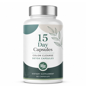 Nueva Cáscara Sagrada Natural, Hoja de Senna, 30 Cápsulas, Limpieza de Colon, Desintoxicación, Apoya la Inmunidad, Salud Intestinal, Orgánico, Vegano, Bajo en Grasas para Adultos - Product Image 1
