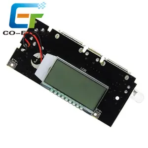 Dual USB 18650 батарея зарядное устройство доска 5 в 1A 2.1A PCB мощность модуль с LED ЖК дисплей для запасные аккумуляторы для телефонов DIY