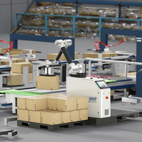 Robot de manutention de palettisation professionnel industriel logistique entreposage grande capacité de charge dédiée en usine en option