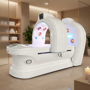 Lit de spa professionnel OMG en ABS, multifonctionnel, avec écran tactile blanc, pour rajeunissement cutané, grande technologie de sauna et spa complète - Product Image 1