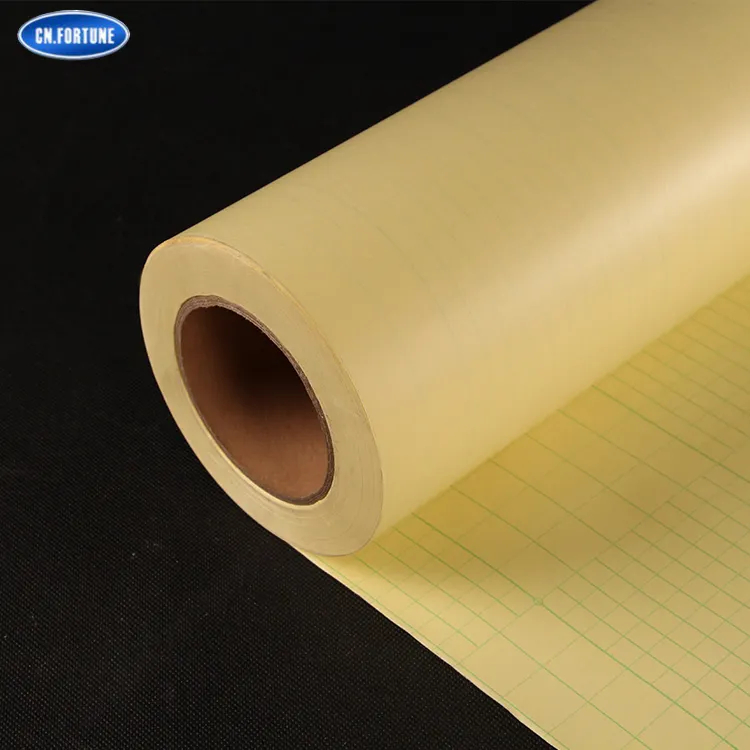 Cold Lamination Transparent Protective Film Rolls Cold Lamination film yellow back