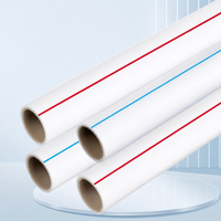 Tuyaux PPR durables pour eau froide et chaude PN10 PN16 PN20, moulage haute pression pour systèmes d'alimentation en eau de plomberie de bâtiment