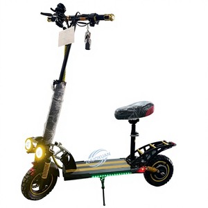 Scooter Eléctrico Todoterreno con Llantas de 11 Pulgadas para Exteriores, Frenos de Disco Dobles, Luces LED, Motor de 1200W para Adultos - Product Image 2