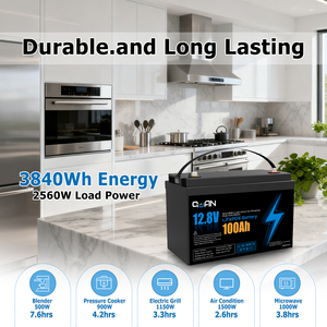 Batería de Almacenamiento de Energía LifeP04 12.8V 100Ah 4000 Ciclos para Barcos y Aspiradoras Robóticas - Product Image 2