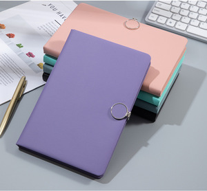 A5 pu leather Business quaderno personalizzato set di cancelleria regalo diario di Design semplice agenda in pelle con inserto in carta - Product Image 2