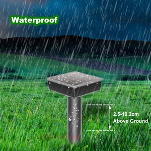 Ngoài trời Vườn thú cưng an toàn mặt đất siêu âm động vật Repellent bẫy đa-xung rung trục xuất mole Mouse năng lượng mặt trời rắn Repeller - Product Image 6