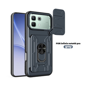 Étui de protection pour téléphone Infinix <span class=keywords><strong>Note</strong></span> 60 Ultra avec fenêtre coulissante, support magnétique pour voiture et protection d'objectif, par Lichicase - Product Image 6