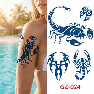 Tatuajes Temporales Realistas <span class=keywords><strong>para</strong></span> <span class=keywords><strong>Mujer</strong></span>, Resistentes al Agua Durante 2 Semanas, Tatuajes Semipermanentes con Tinta a Base de Plantas - Product Image 4