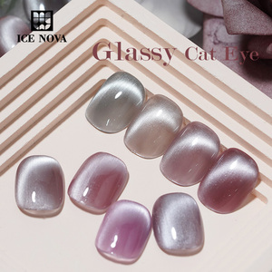 Vernis à ongles gel UV 3 en 1 Hema Free Nude Glassy Cateye avec 20 couleurs effet œil de chat, adhérence forte pour salon, art des ongles naturel - Product Image 3