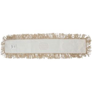 "Industrial Washable 36 In. X 5 In. White Dust <b>Mop</b> Head for Boardwalk BWK1336" - Product Image 6