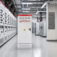 Armoire professionnelle de compensation de puissance réactive intérieure série GGJ 400V avec système de distribution et protection contre les surtensions et les harmoniques