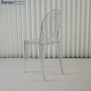 Vente en gros de chaises transparentes <span class=keywords><strong>Victoria</strong></span> Ghost de luxe PC pour événements, banquets, repas, chaises pour extérieur, location d'appartement - Product Image 3