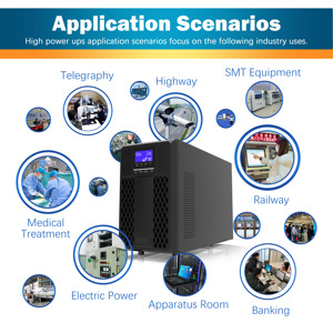 Trực tuyến ba giai đoạn up 110V 220V 1000VA 3000VA 1KVA 2KVA 3KVA 4KVA 5KVA 6kva10kva 20kva Máy tính up sao lưu cung cấp điện cho <span class=keywords><strong>PC</strong></span> - Product Image 3