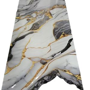 Tablero de mármol de PVC de alta densidad de <span class=keywords><strong>luz</strong></span>, nuevo Panel de pared de piedra <span class=keywords><strong>artificial</strong></span> ecológico, revestimiento UV de 2mm y 3mm de espesor, impresión personalizada de PE - Product Image 1