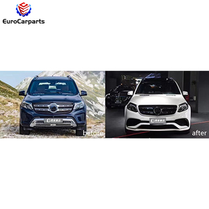 Mới cơ thể Kit đối với Mercedes-Benz GLS Class x166 gls450 2015 2019 nâng cấp gls63 phong cách xe bumpers lưới tản nhiệt tự động điều chỉnh các bộ phận - Product Image 6