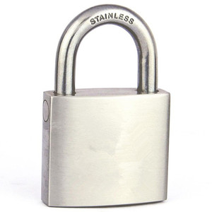 Cadenas à manille longue normale de qualité supérieure en acier inoxydable 38mm cadenas anti-coupure en acier inoxydable - Product Image 4