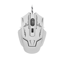 Souris de jeu 6D GM-07 avec suivi optique et alimentation par batterie, pilotes USB