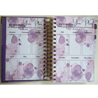 Agenda personnalisé 365 jours A6, Planificateur financier 2027, Carnet de notes, Journal de prière pour femmes et jeunes femmes noires