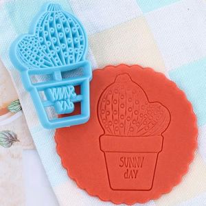 <span class=keywords><strong>Cactus</strong></span> Moules à Fondant <span class=keywords><strong>Emporte</strong></span>-pièce En Pot Plante Gâteau Décoration Outils Mourir Biscuit Sugarcraft Moules - Product Image 4