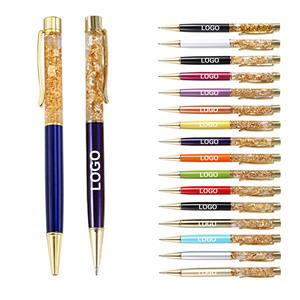 Foil-infused Ink Twist Metal Ballpoint Pen With Printed Logos Customized Wholesale Multi-Color for Office Stationery - Product Image 1