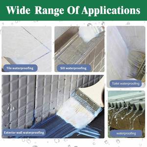 Pintura Adhesiva Transparente Impermeable Ecológica de Alta Resistencia ADW-1, Emulsión Acrílica de Propileno Puro para Paredes Exteriores - Product Image 5