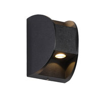 Lampe murale LED extérieure à 2 têtes, prix de gros, étanche IP65, éclairage mural LED de jardin vers le haut et vers le bas