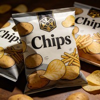 Sachet personnalisé à soufflet latéral pour chips, emballage alimentaire résistant à l'humidité pour garder les aliments croustillants, idéal pour les snacks frits, le lait et les aliments pour animaux de compagnie