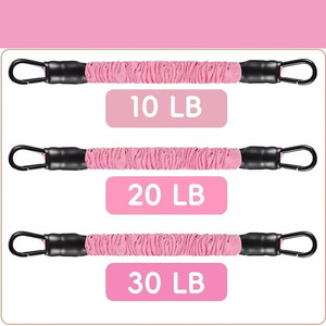 Cordon de Résistance Élastique pour Jambes IRS – Bande de Tension 10, 20, 30 lb pour Fitness, Remodelage Corporel, Entraînement et Exercices de Cheville - Product Image 1