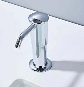 Distributeur automatique de savon Libert K-2 en acier inoxydable 304 de haute qualité, design moderne, robinet à poser sur le comptoir, armoires de cuisine - Product Image 5