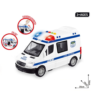 Modello all'ingrosso di auto in plastica per bambini modello di auto della polizia SKU giocattolo modello di <span class=keywords><strong>ambulanza</strong></span> - Product Image 2