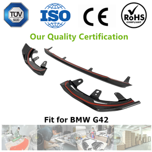 Divisor de parachoques delantero Universal de fibra de carbono estilo MP de alta calidad para <span class=keywords><strong>BMW</strong></span> G42 <span class=keywords><strong>M235i</strong></span> M240i <span class=keywords><strong>2020</strong></span> up - Product Image 2