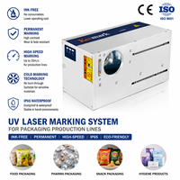 Codeur laser UV pour machine d'emballage VFFS |   Système de codage de date en ligne pour l'emballage alimentaire et pharmaceutique, certifié CE, OEM