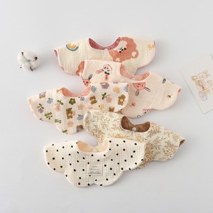 Serviette coréenne double usage en coton pour bébé, absorbante et respirante, motif vague florale 360° HYTO80 - Product Image 5